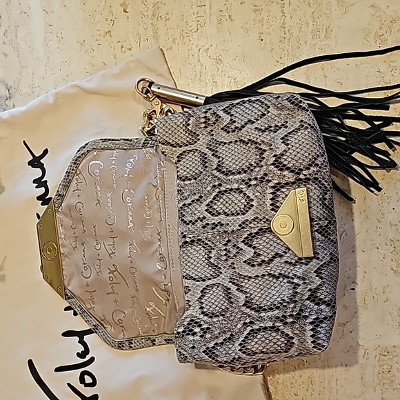 Foley & Corinna Snakeskin Print Purse - Picture 4 of 7